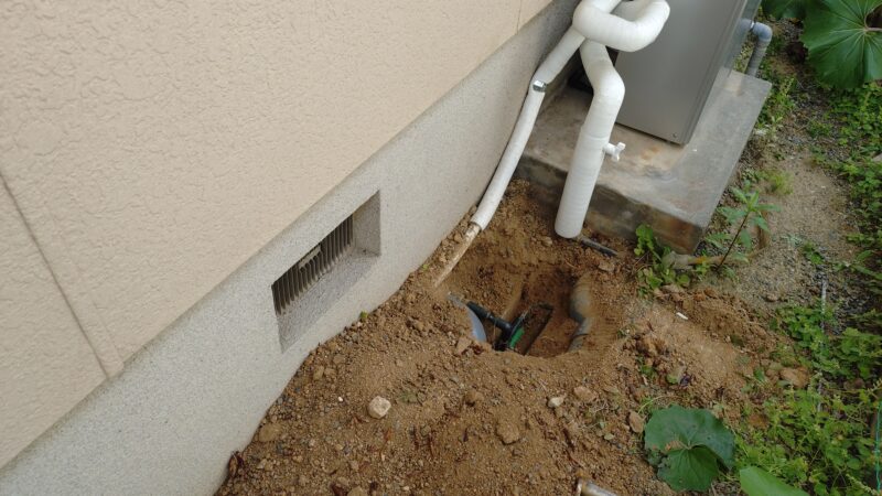 トイレ入替と給水トラブルからの配管工事の話