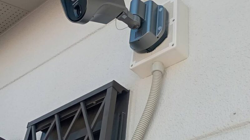 しっかり防犯の為に録画する！カメラホンと防犯カメラの入替の話