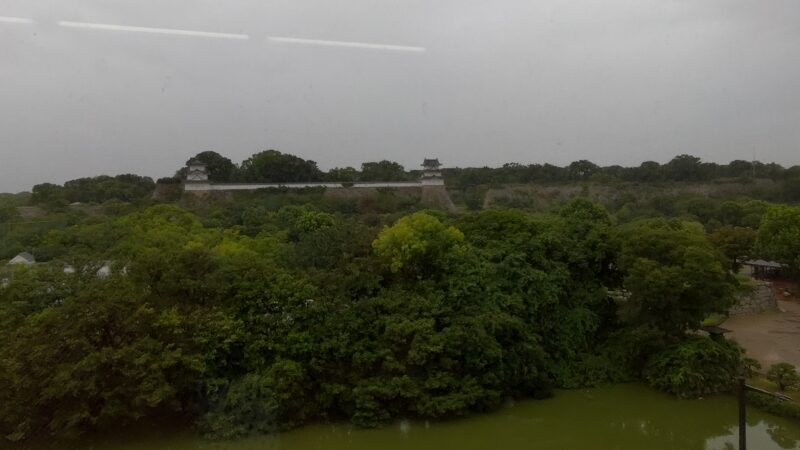 強い雨の中?ですが毎年恒例の明石まで。