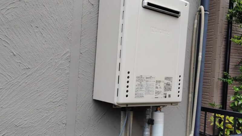 品番と設置位置の画像があれば、大体のお見積り出せます/ガス給湯器入替え