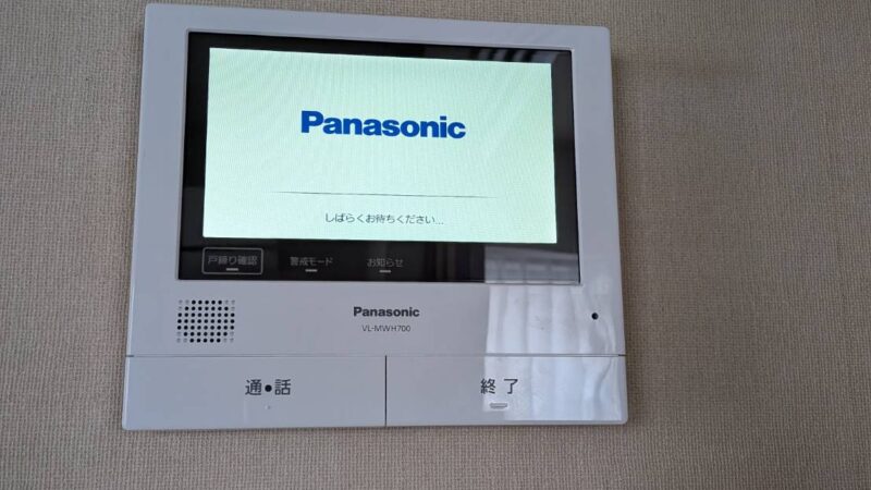 大きな玄関子機に対応しました！カメラホンの交換
