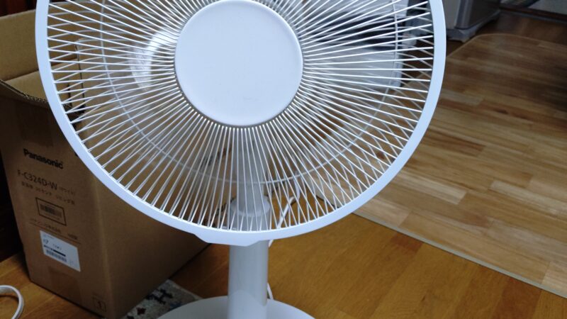 そろそろ活躍してきますね！扇風機の納品です！